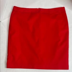Liz Claiborne Vibrant Red Pencil Skirt